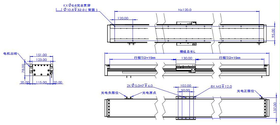 FXZ115直線電機(jī)模組